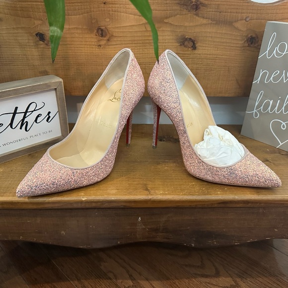 Size38 100mm Christian louboutin shoes - Picture 4 of 6